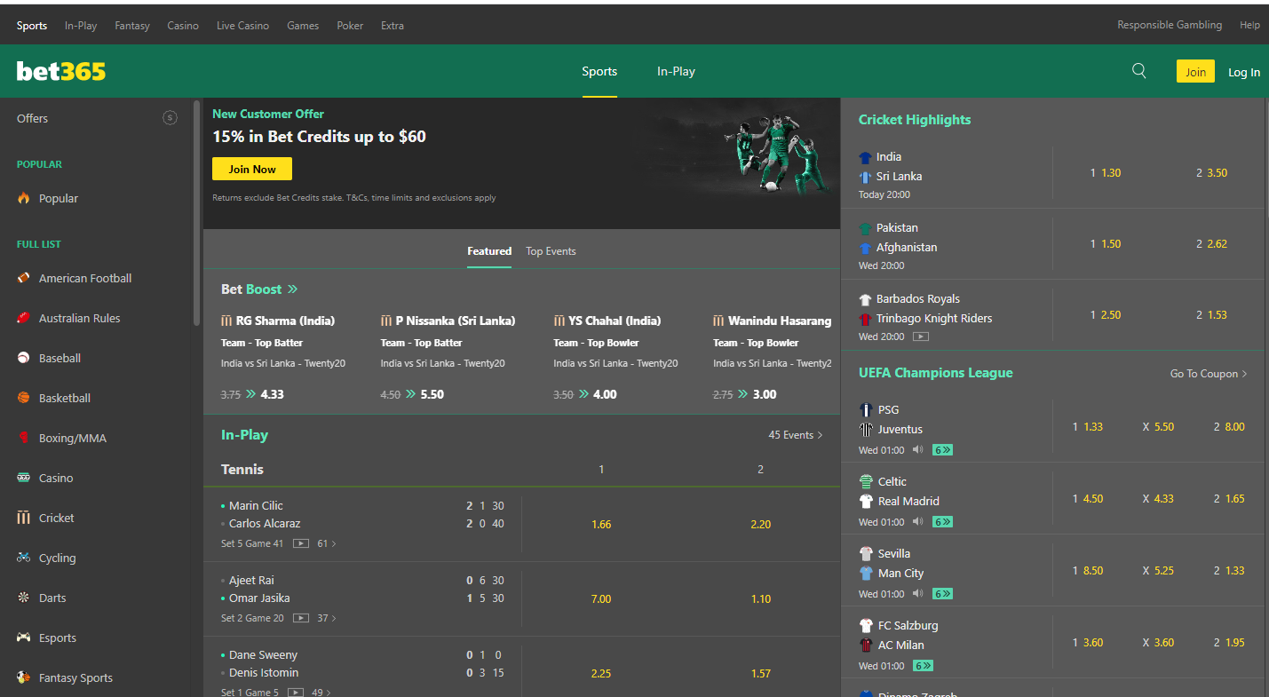 Bet365 review